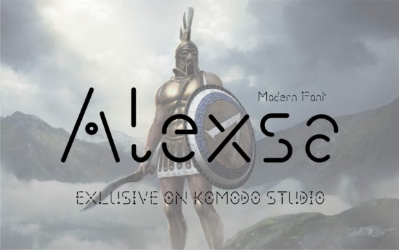 Alexsa Display Font Evaluation