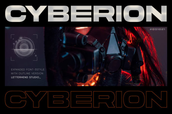 Cyberion: The Bold Display Font for Futuristic Design