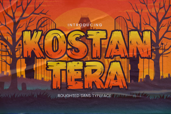 Discover the Charm of Kostantera: A Display Font for Bold and Authentic Design