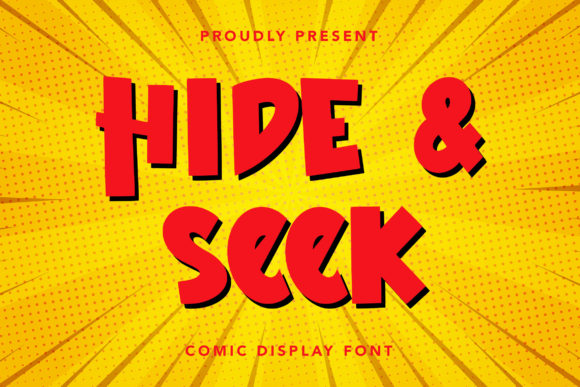 Hide and Seek: A Bold Font for Creative Projects