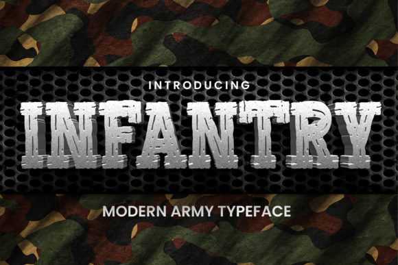 Infantry: A Bold Display Font for High-Impact Design