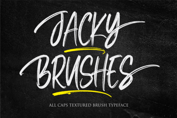 Jacky Brushes: The Brushed Display Font Reshaping Creative Workflows