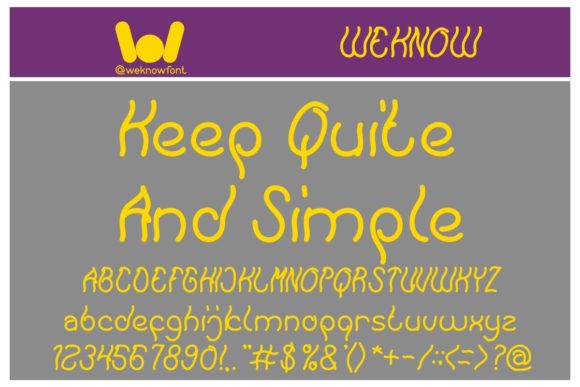 Keep Quite and Simple: Elevating Design with Bold, Minimalist Typography