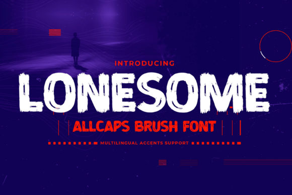 Lonesome: The Brush-Stroke Font Redefining Modern Design Authenticity
