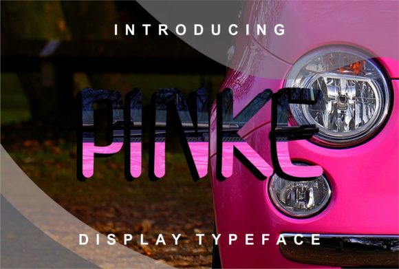 Pinke: A Clean Display Font for Modern Design