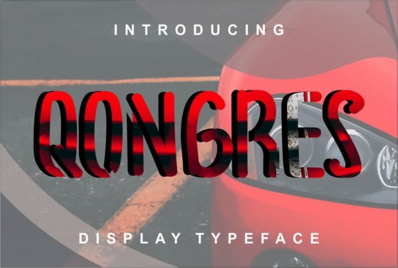 Qongres: A Clean Display Font for Modern Design
