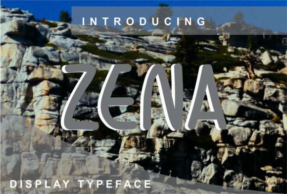 Zena: The Cool, Trendy Display Font for Modern Projects